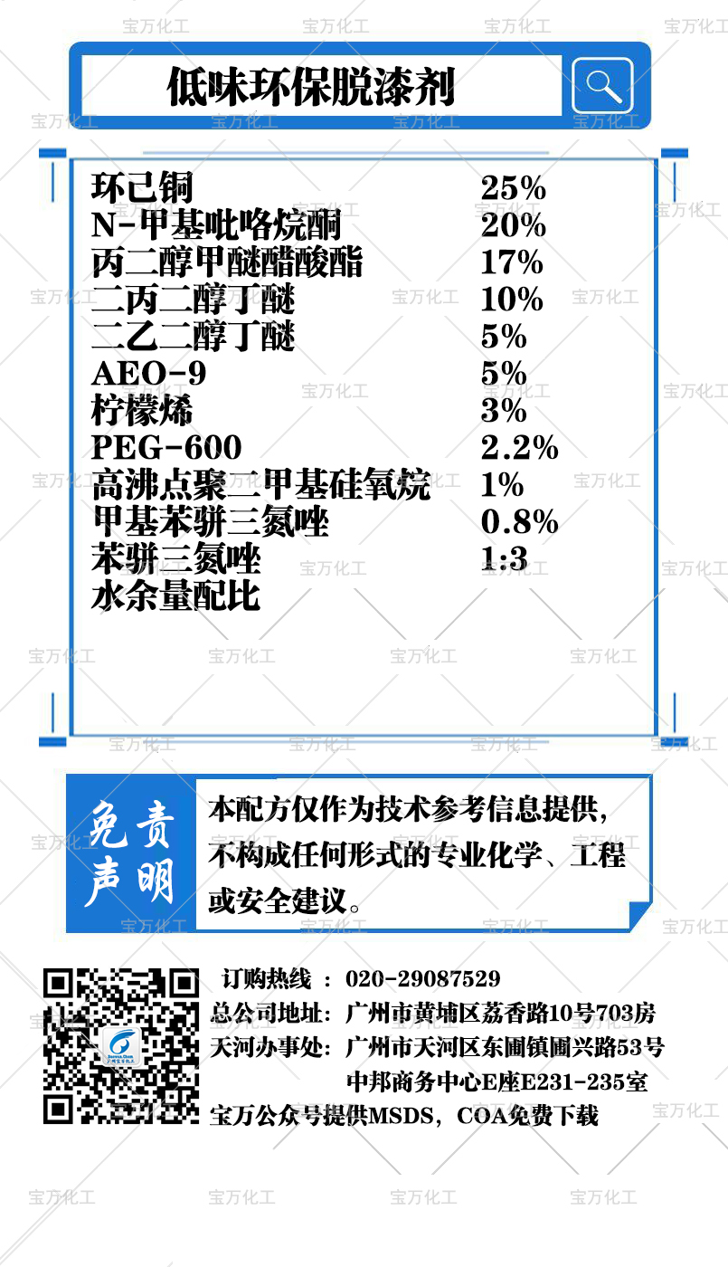 低味環(huán)保脫漆劑